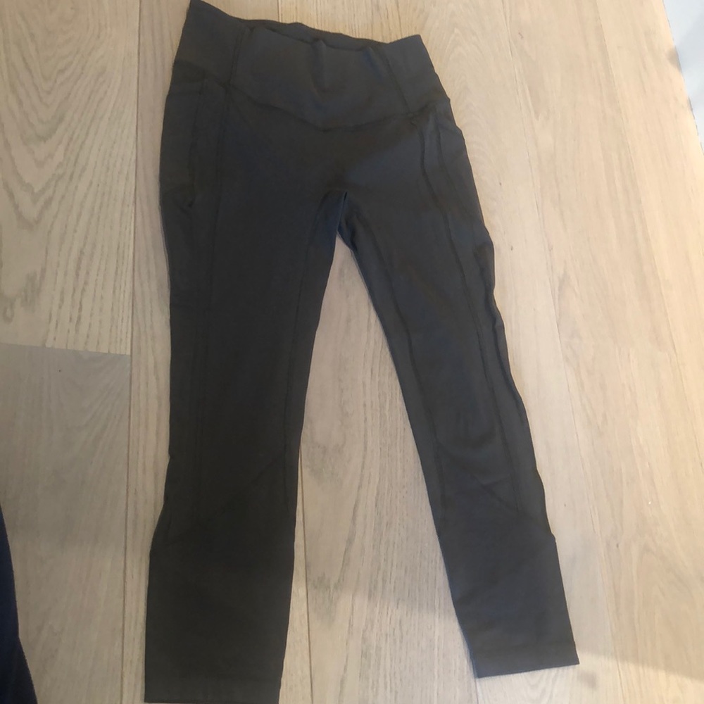 army green lulu lemon leggings